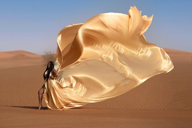 Flying dress photoshoot activity in Dubai - The Value and Pricing