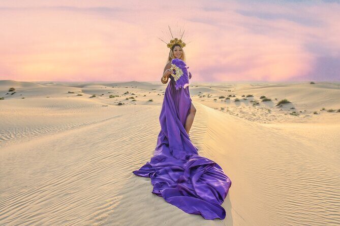 Flying Dress Photoshoot Dubai Solo, Couple and Group 3Hours - Overview of the Experience