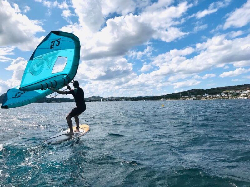 fornells-wing-foil-lesson-with-gear-in-menorca