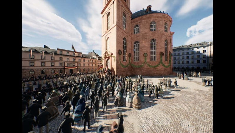 Frankfurt: Walking Tour - discover the city with VR glasses - Key Points