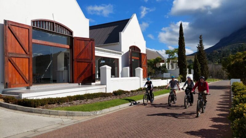 Franschhoek: E-bike Tour with Wine Tasting and Lunch - The Itinerary: What to Expect on the E-bike Tour