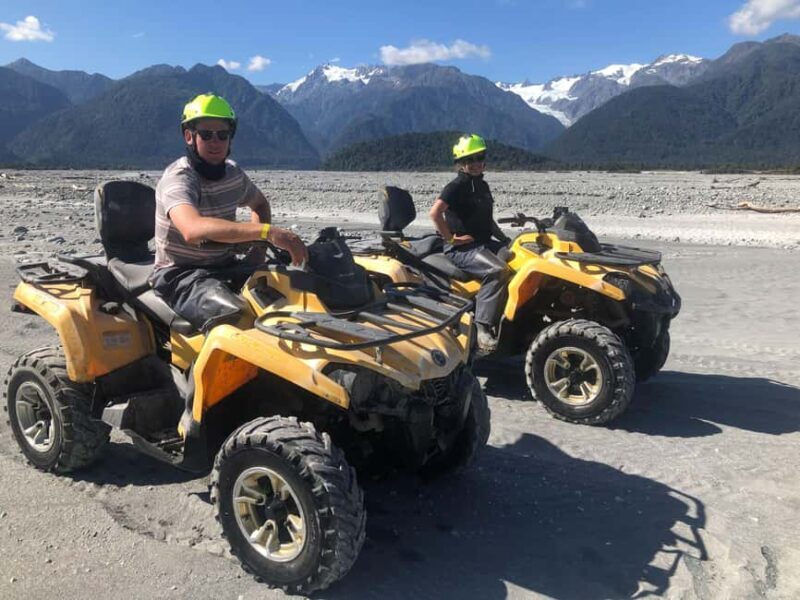 Franz Josef Town: Scenic Glacier Quad Bike Tour with Gear - Group Size, Duration, and Pricing