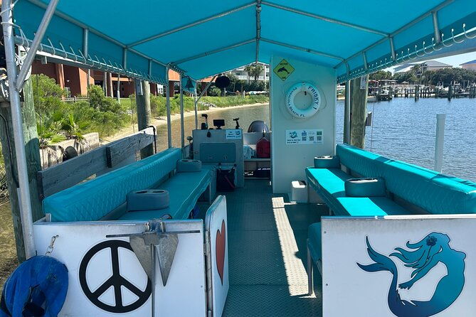 frisky-mermaid-dolphin-tour-secluded-beach-equip