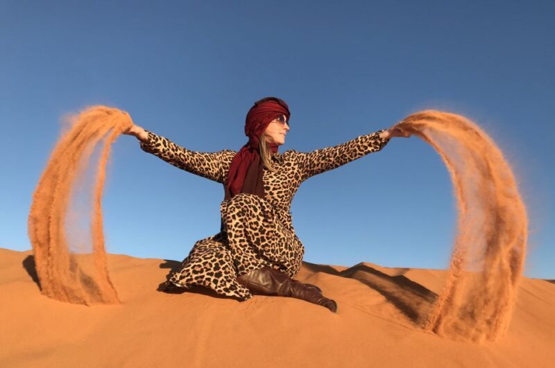 From Agadir/Taghazout: Sahara Sand Dunes with Transfer - Key Points
