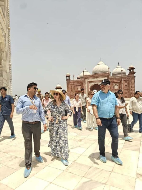From Agra: Private Taj Mahal & Agra Village Guided Day Tour - Key Points