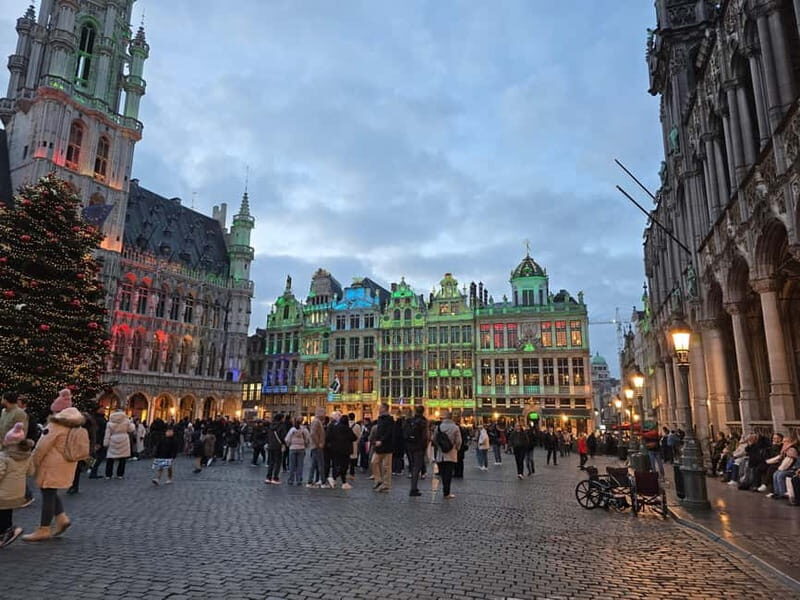 From Amsterdam: Private Christmas Brussels  Stories & VR - Start in Amsterdam with a Warm Welcome