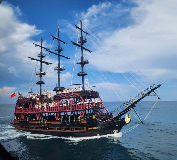 From Antalya: Kemer Pirate Party Boat Trip w/Lunch & Pickup - FAQ