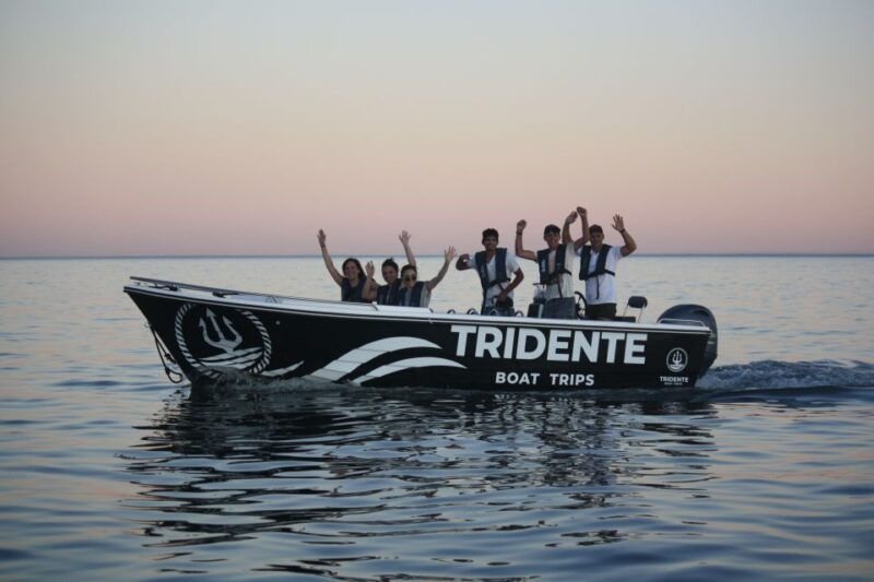from-armacao-de-pera-sunset-benagil-caves-boat-tour