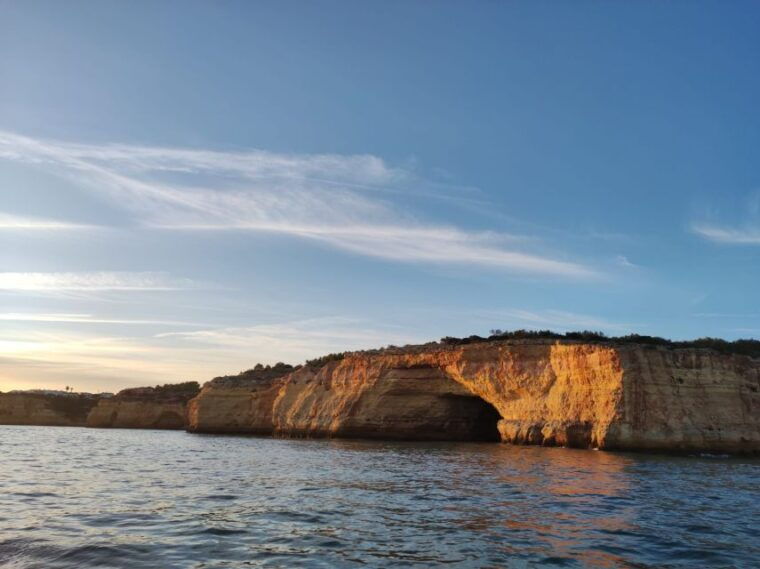from-armacao-de-pera-sunset-benagil-caves-boat-tour