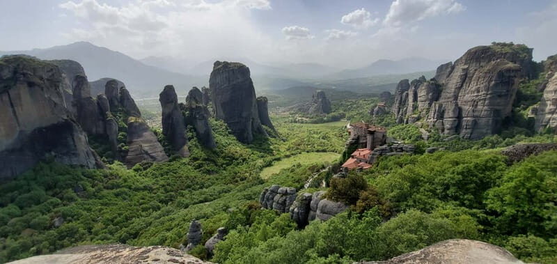 From Athens: Meteora Caves & Monasteries Day Trip by Train - Visiting the Monasteries: Inside and Out