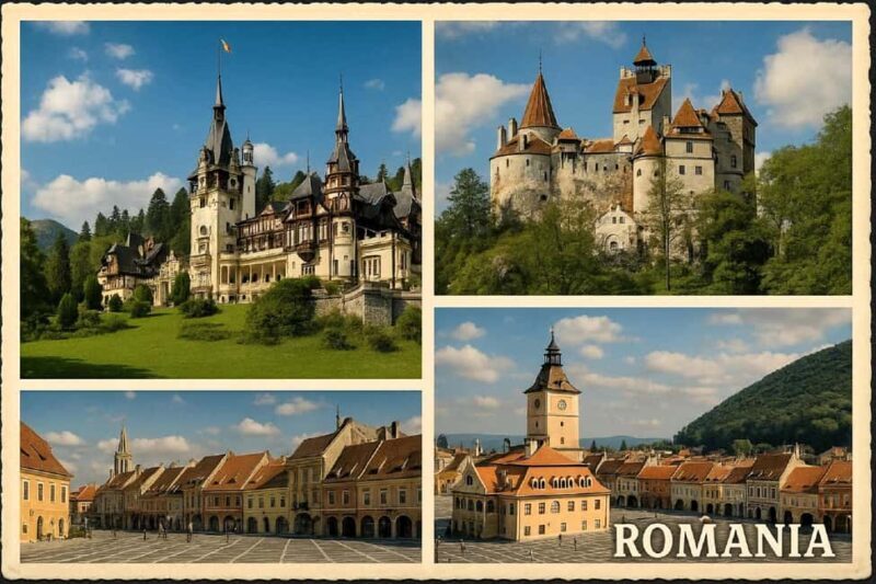 From Bucharest: Peles Castle, Bran Castle & Brasov Day Trip - An Overview of the Day Trip Experience