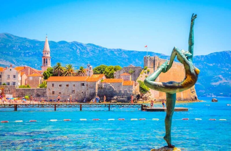 From Budva: Blue Cave, St. Nikole, & Trsteno Beach Boat Tour - Key Points
