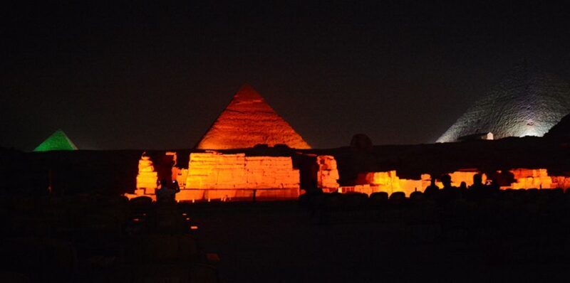 From Cairo: Giza Pyramids Tour with Light Show and Transfer - Duration and Timing