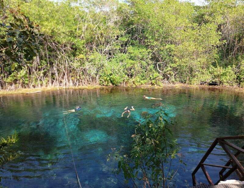 From Cancun: Lagoon k'an luum - Why the Small Group Matters