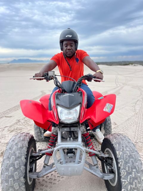 From Cape Town: Quad Bike Sand Dunes, Transport Included - FAQs