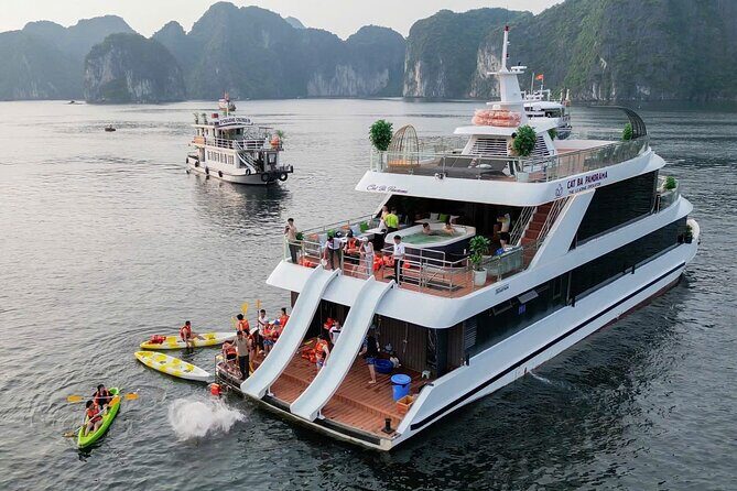 From Cat Ba Island Explore Lan Ha Bay with D'Charme Luxury Cruise - Key Points
