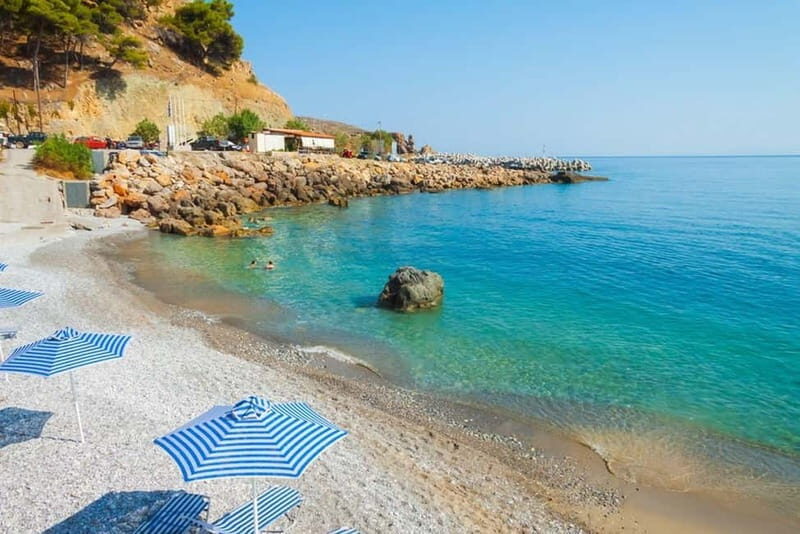 From Chania: Imbros Gorge and Sfakia Experience Hike & Swim - The Sfakia Stop: Swim and Lunch