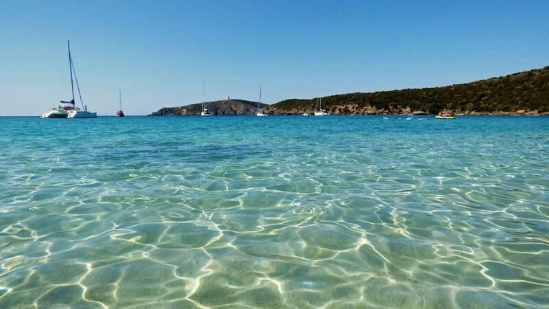 From Chia: 4-hour dinghy tour - Discover the Sardinian Coastline on a 4-Hour Dinghy Tour from Chia