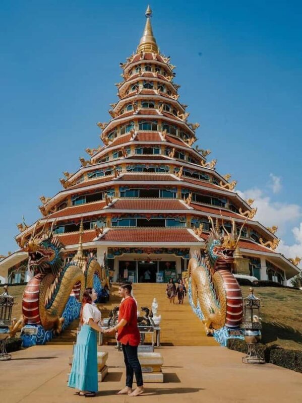 From Chiang Mai: Chiang Rai Temples & Lalitta Cafe Tour - Blue Temple (Wat Rong Suea Ten): Artistic Serenity