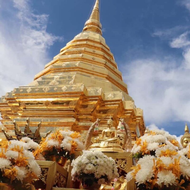 From Chiang Mai: Temples, Sticky Waterfall, and Orchid Farm - Key Points