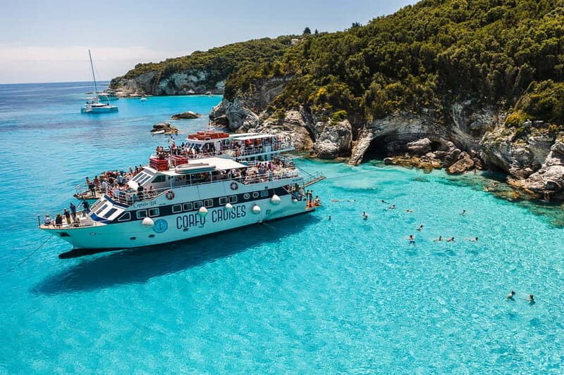 From Corfu: Day Cruise to Paxos, Antipaxos, & the Blue Caves - Key Points