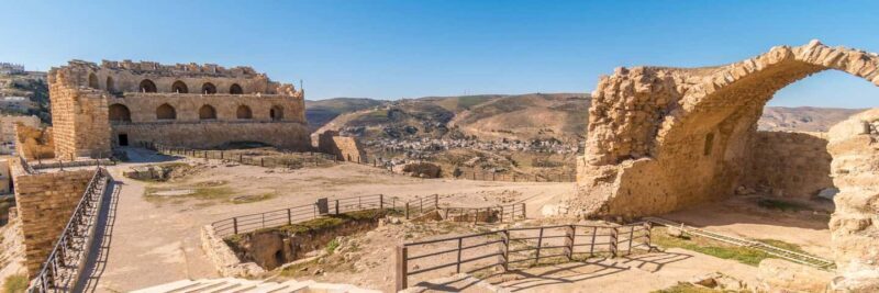 From Dead sea /Swemeh : Mount Nebo, Madaba and Baptism Site - Key Points