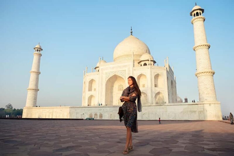 From Delhi: All-Inclusive Taj Mahal & Agra Tour with 5*Lunch - First Stop: The Taj Mahal