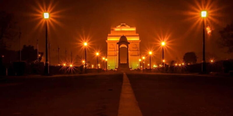 From Delhi: Night View Tour with India Gate and Red Fort - Key Points