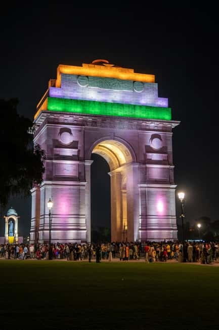 From Delhi: Night View Tour with India Gate and Red Fort - Frequently Asked Questions
