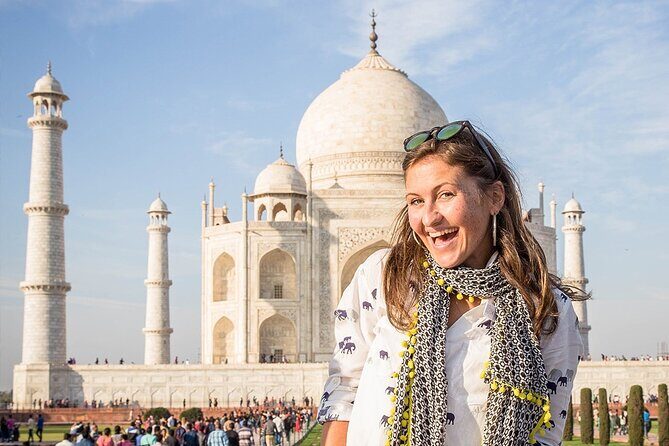 From Delhi: Taj Mahal Sunrise Tour with Elephant SOS Center - Lunch and Local Flavors