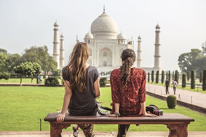 From Delhi: Taj Mahal Sunrise Tour with Elephant SOS Center - The Elephant Conservation & Care Center