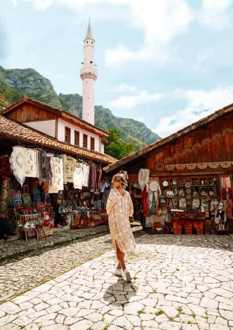 From Durres & Golem: Kruja Castle, Old Bazaar - Key Points  
