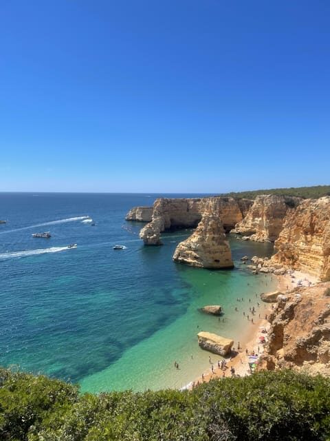 From Faro: Benagil, Algar Seco, Praia Marinha, 7 vales tour - Frequently Asked Questions