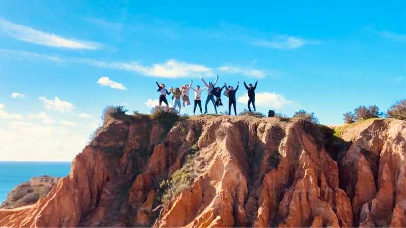 From Faro: Benagil, Marinha, 7 Valleys, Algar Seco Adventure - Transportation and Group Size