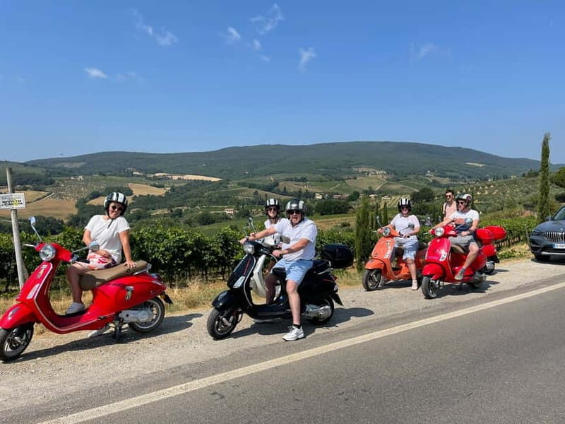 From Florence: Tuscany and Chianti Vespa Tour with Lunch - The Itinerary in Detail