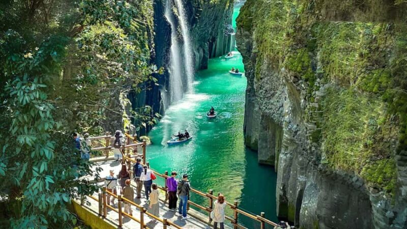 From Fukuoka: Takachiho Gorge & Railway Tour with Boat - Key Points