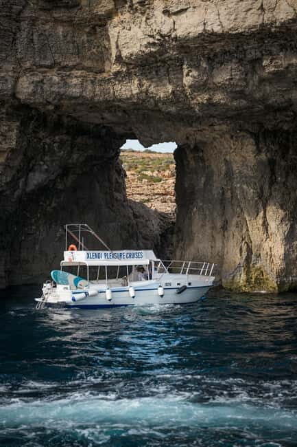 From Gozo:Around Comino, Blue Lagoon, Crystal Lagoon & Caves - A Detailed Look at the Experience