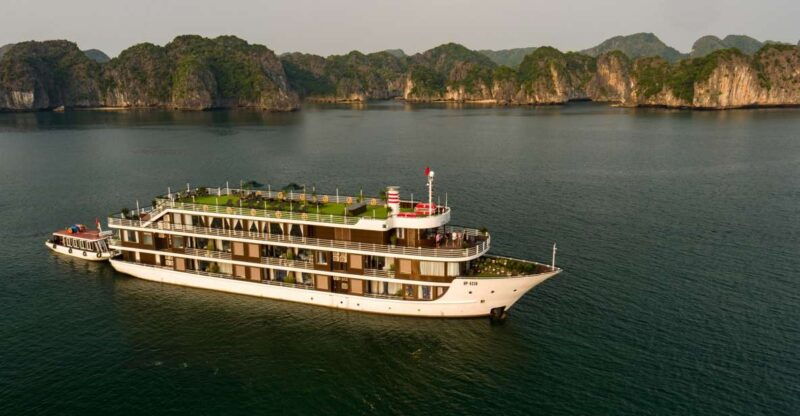 from-hanoi-2-day-lan-ha-bay-cruise-with-meals-and-cabin