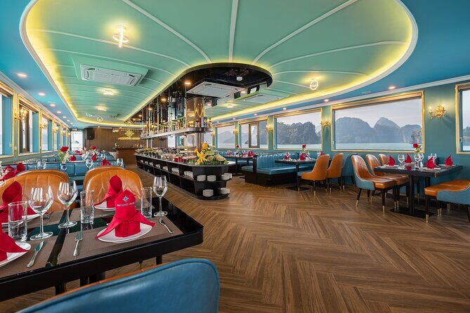 From Hanoi: Halong Bay Luxury Amethyst Day Cruise with buffet - FAQ