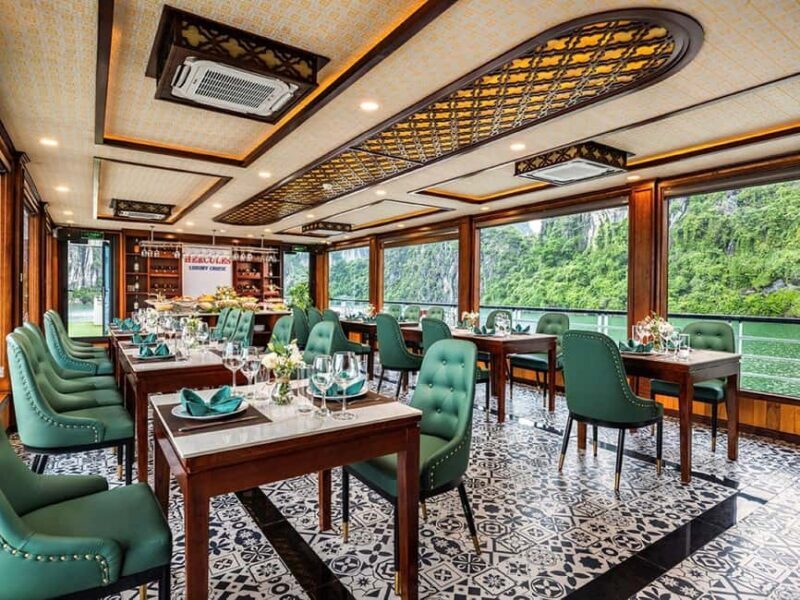 From Hanoi- Halong Bay on Luxury Day Cruise buffet lunch - Return to Hanoi