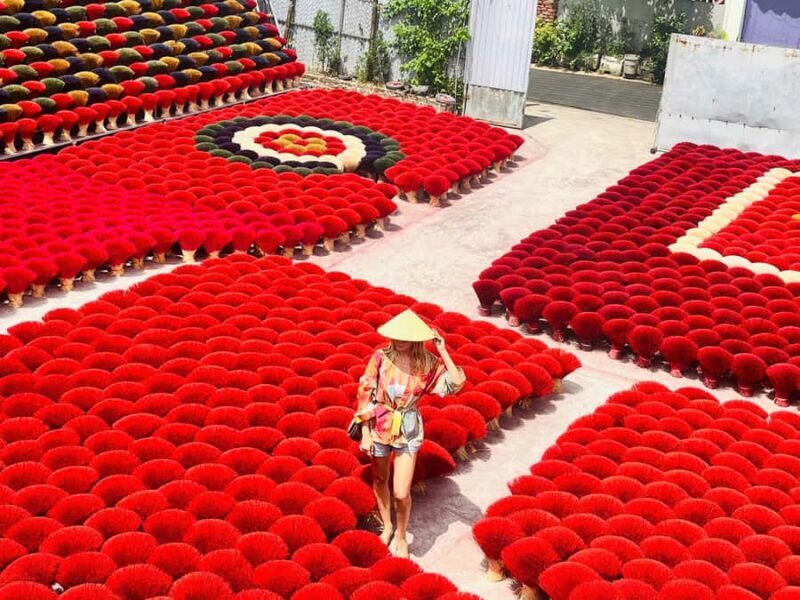 From Hanoi: Incense, Conical Hat & Lacquer Village Tour - Key Points