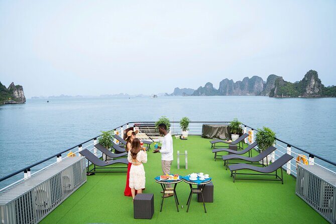 From Hanoi: La Casta Luxury Day Cruise to Halong Bay with Buffet - The Sum Up