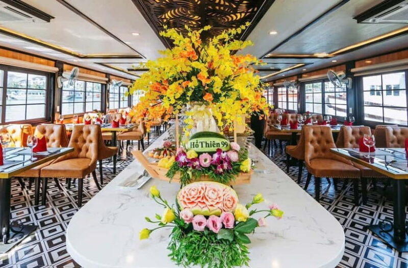 From Hanoi:All Inclusive 5-Star Day Cruise with Buffet Lunch - Arrival at Tuan Chau Harbor & Boarding