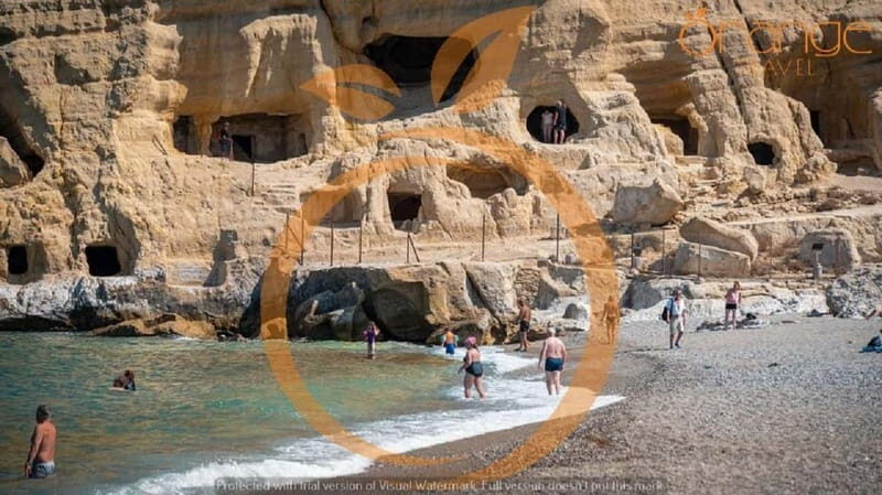 From Heraklion : Matala- Hippie's Beach Half-Day Tour - Key Points