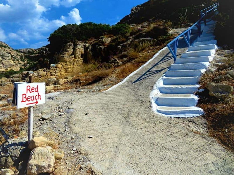 From Heraklion: Red Beach Tour with Hike, Pickup Included - An In-Depth Look at the Red Beach Tour