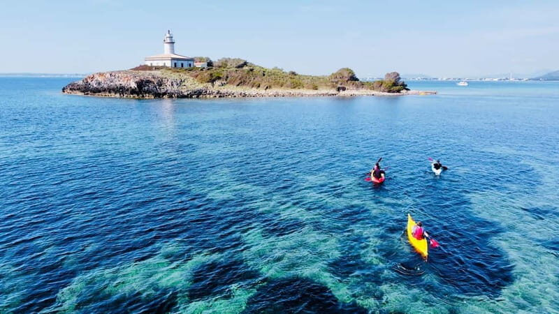 From Inmood Hotel Alcanada. Kayaking Guided Route Island - Key Points