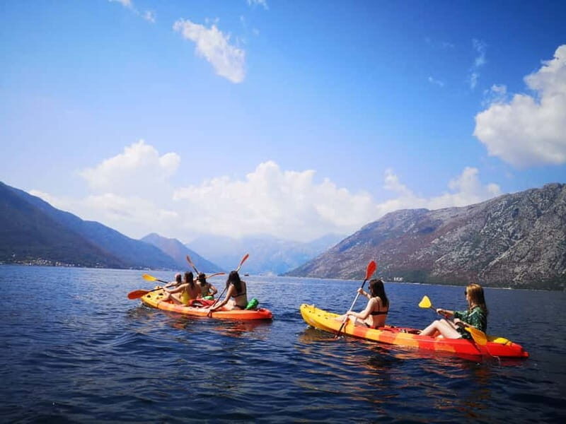 From Kotor: Boating, Kayaking, & Cycling Tour - Kayaking in Dobrota