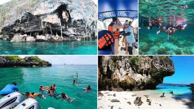 From Krabi: Phi Phi Islands & 4 Islands Speedboat Tour - The Sum Up