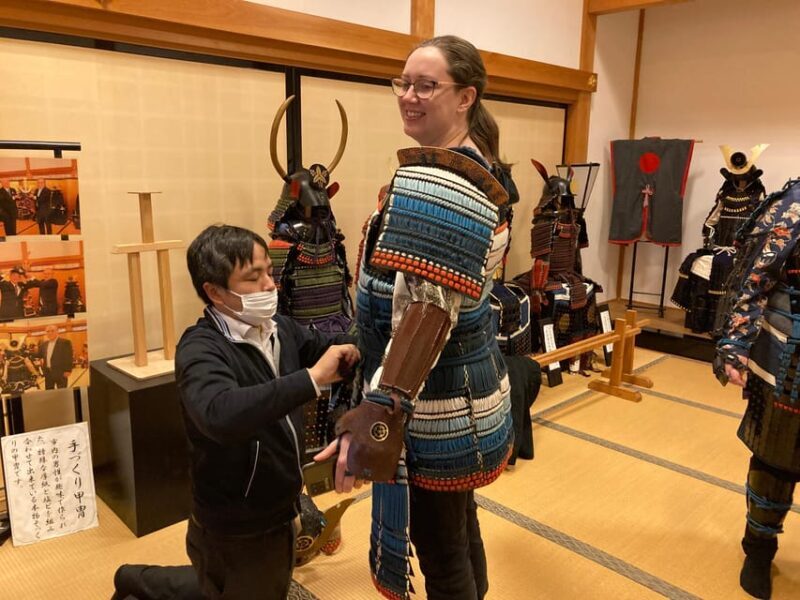 From Kyoto/Osaka/Kobe: Samurai Armor Dressing in a Castle - From Kyoto/Osaka/Kobe: Samurai Armor Dressing in a Castle — An Authentic Cultural Adventure