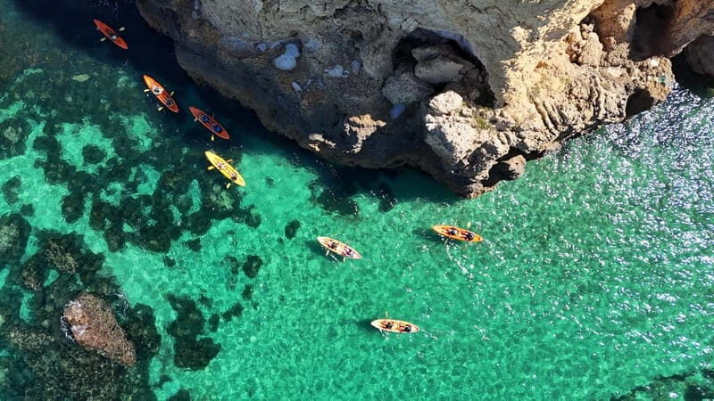 From Lagos: Ponta da Piedade Caves Kayak Tour from Catamaran - Breakdown of the Itinerary